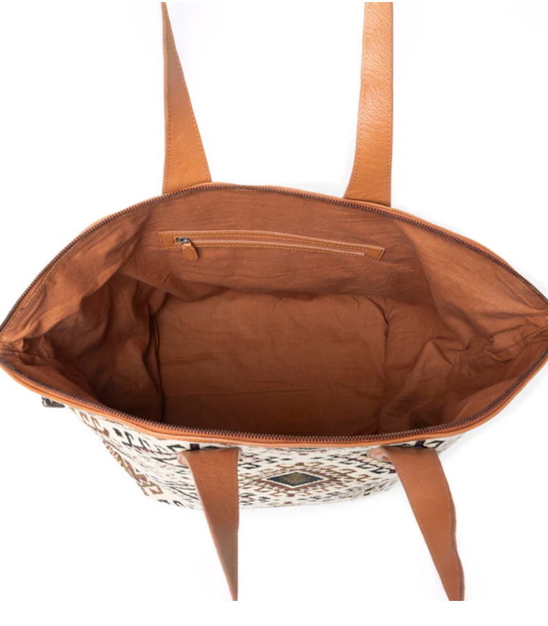 Myra | Bloomin' Ember Weekender Bag in Tribal Tan *FINAL SALE*