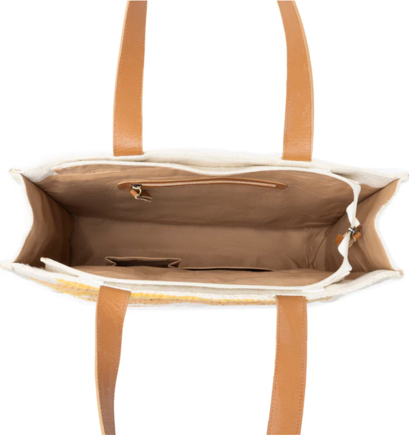 Myra | Rays on the Range Tote Bag in Dusty Caramel  *FINAL SALE*