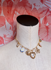 Lover of Pearl  Charm Necklace  *Final Sale*