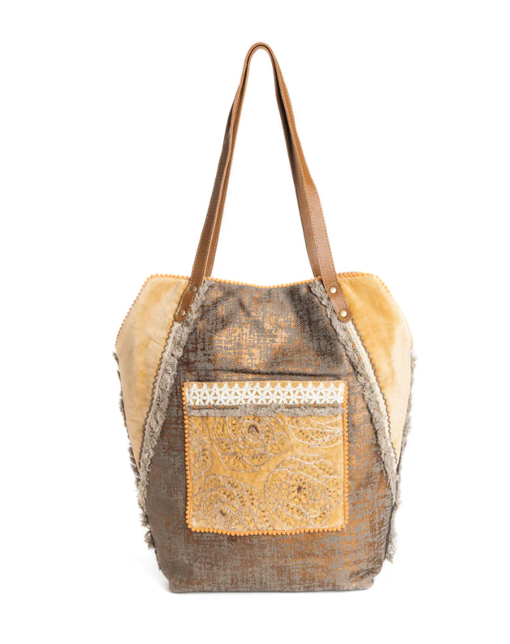 Myra | Golden Rise Paisley Tote Bag *FINAL SALE*