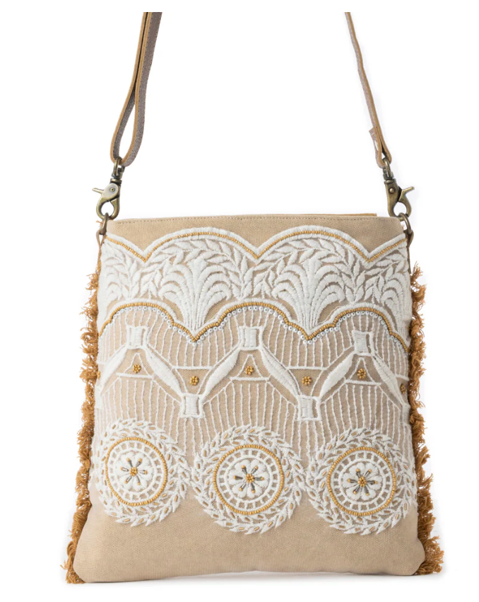 Myra | Prairie Lace Shoulder Bag in Cottage White *FINAL SALE*