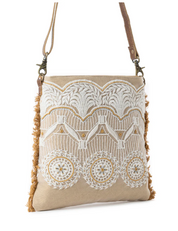 Myra | Prairie Lace Shoulder Bag in Cottage White *FINAL SALE*