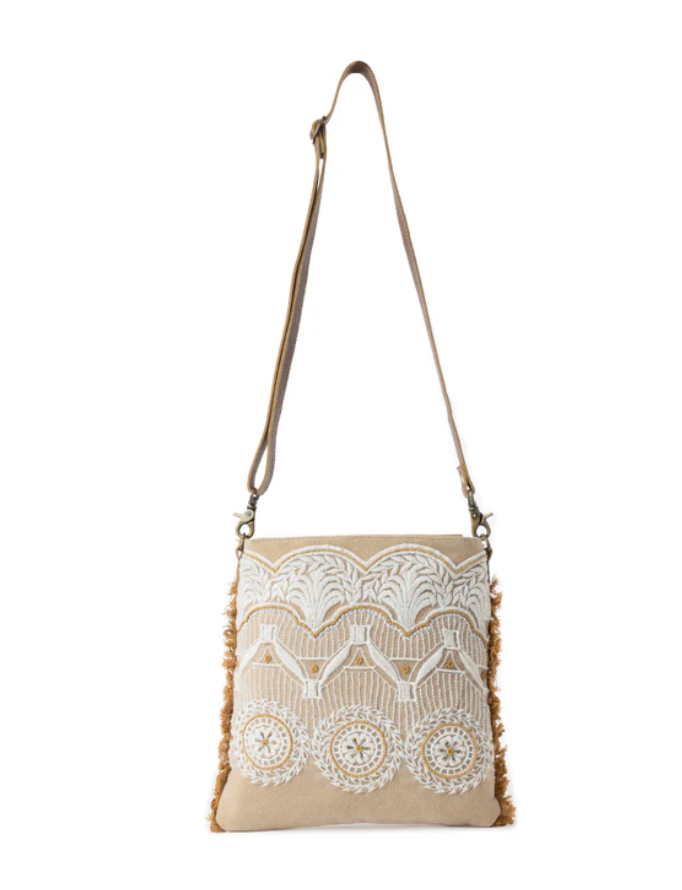 Myra | Prairie Lace Shoulder Bag in Cottage White *FINAL SALE*