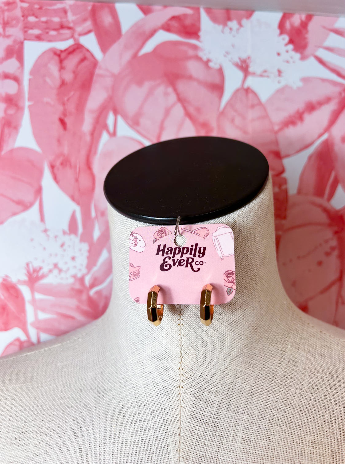 To The Point Hoop Huggie Earrings in Gold *Final Sale*