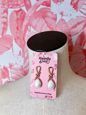 Wired Bow With Opal Teardrop Earrings *Final Sale*