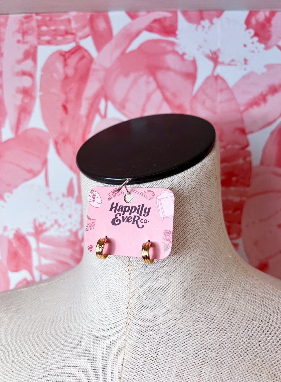 Triple Hoop Huggie Earrings *Final Sale*
