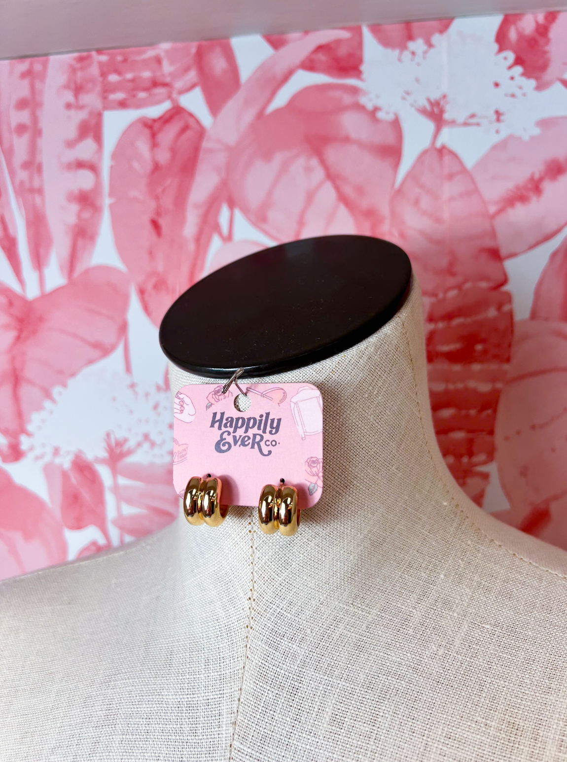 Double Hoop Huggie Earrings *Final Sale*