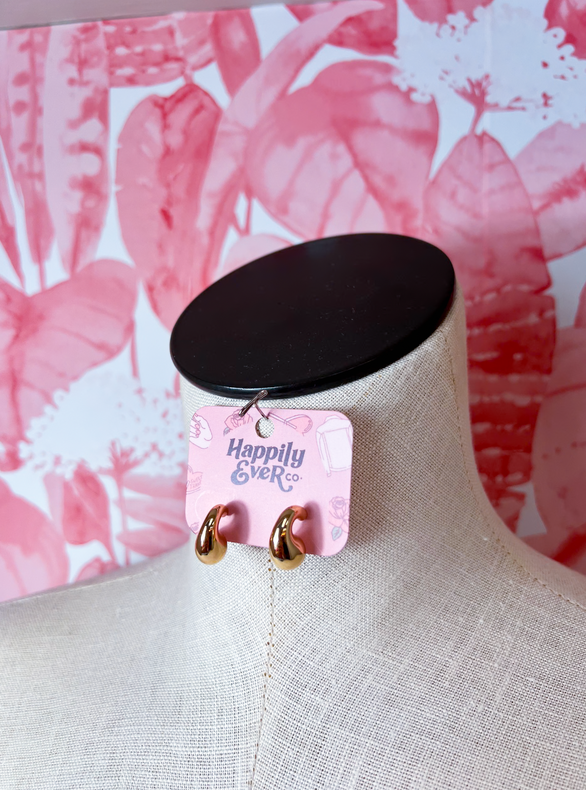 Bubble Huggie Hoop Earrings in Gold *Final Sale*