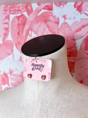 Dainty Strawberry Stud Earrings *Final Sale*