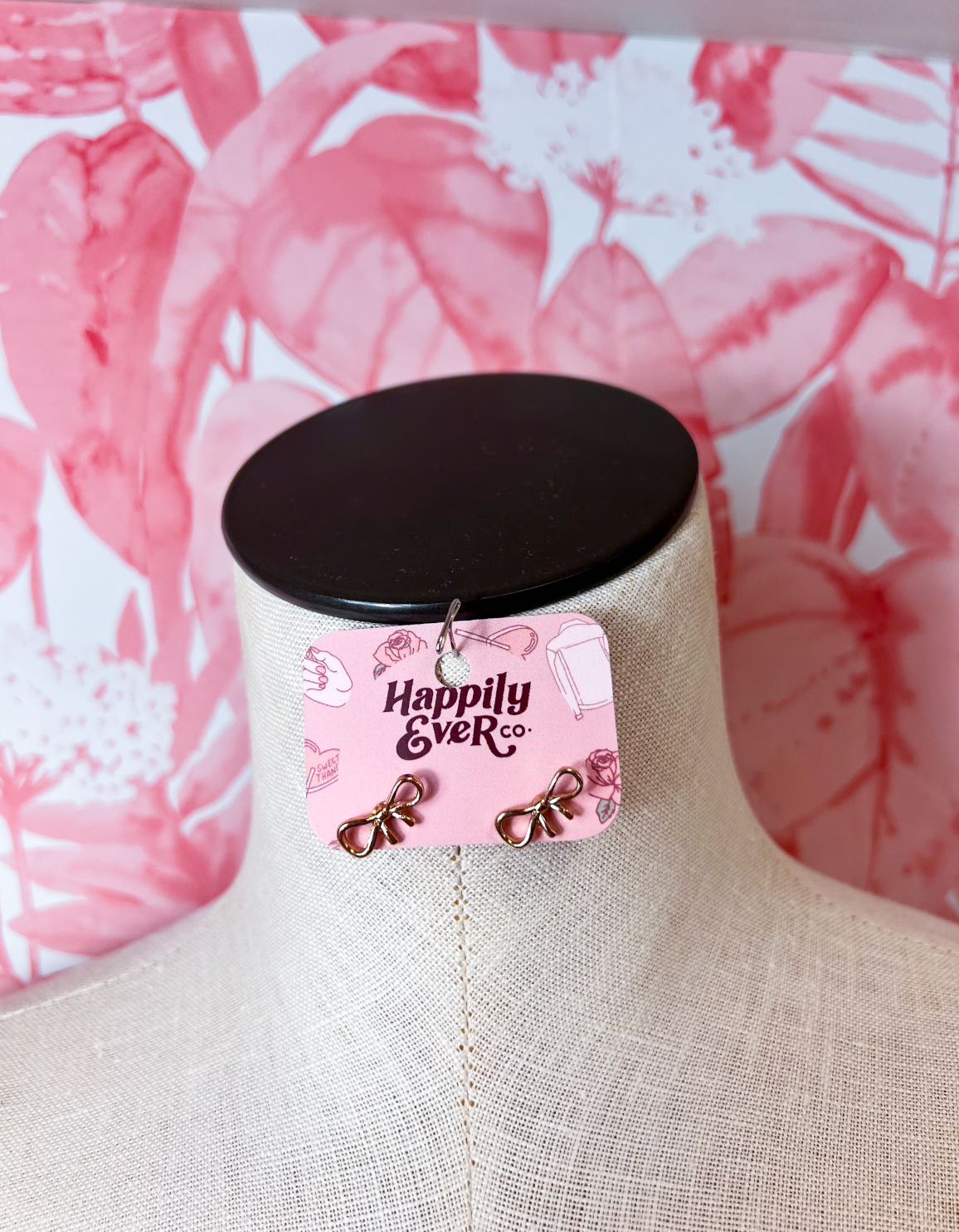 Delicate Bow Stud Earrings *Final Sale*