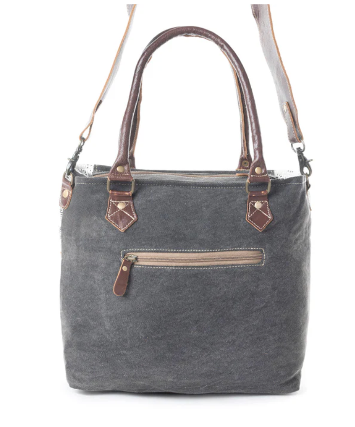 Myra | Chocolate Squares Tote Bag *FINAL SALE*