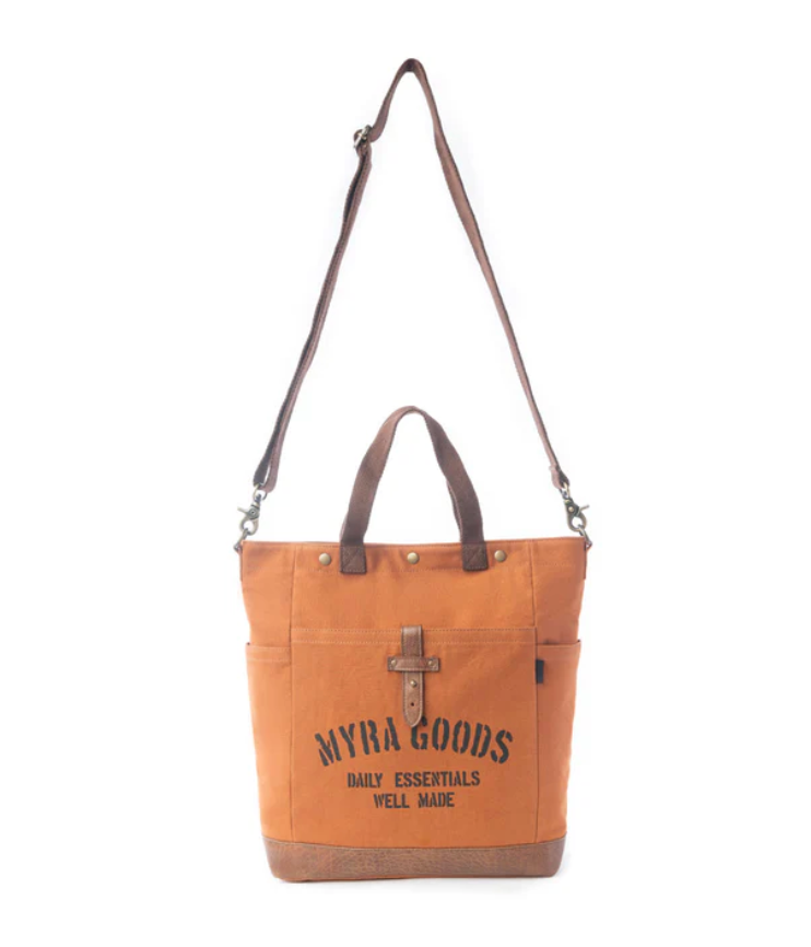Myra | Goods Redwood Tote Bag in Mocha Brown *FINAL SALE*