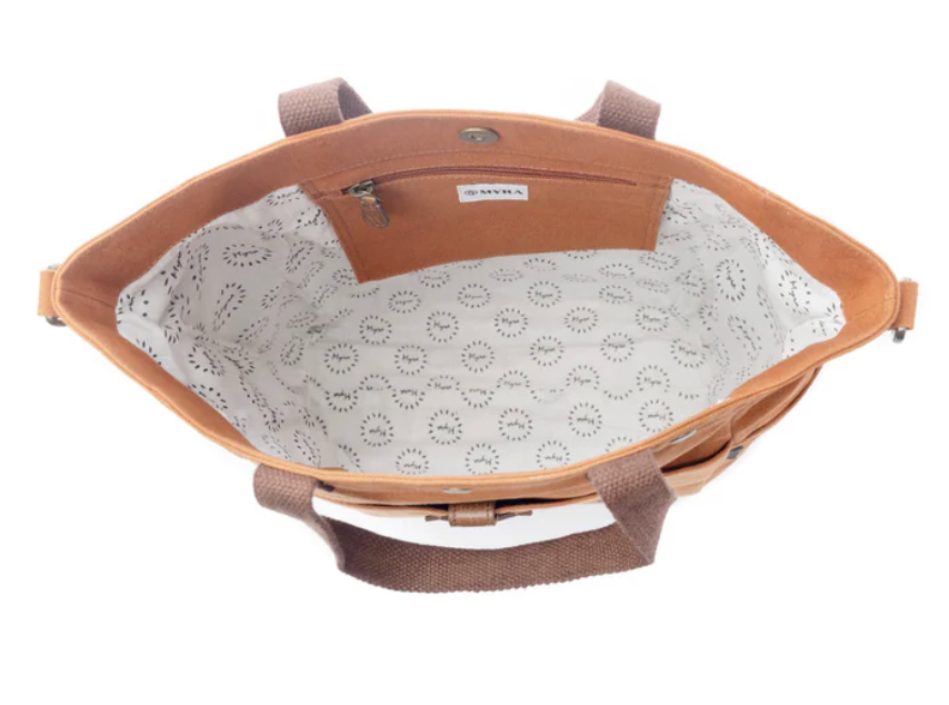 Myra | Goods Redwood Tote Bag in Mocha Brown *FINAL SALE*