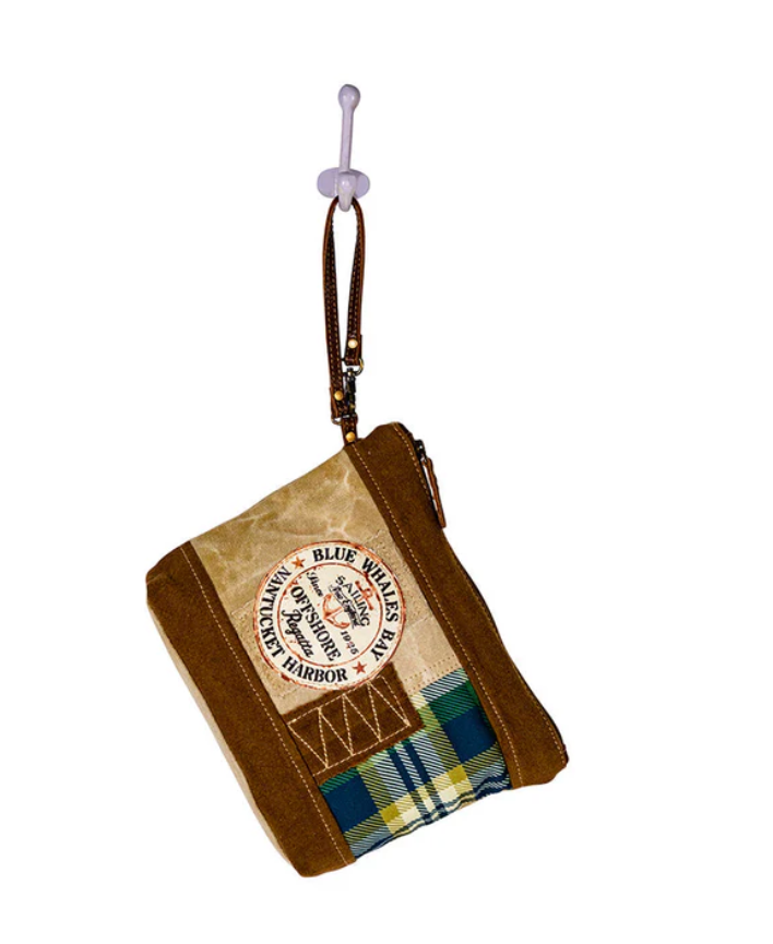 Myra | Blue Whales Bay Pouch *FINAL SALE*