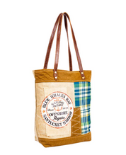 Myra | Blue Whales Bay Tote Bag *FINAL SALE*