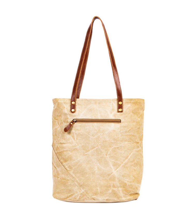 Myra | Blue Whales Bay Tote Bag *FINAL SALE*