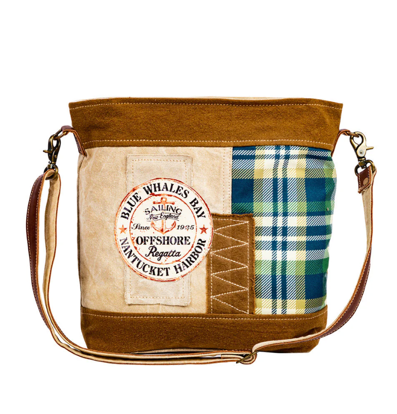 Myra | Blue Whales Bay Shoulder Bag *FINAL SALE*
