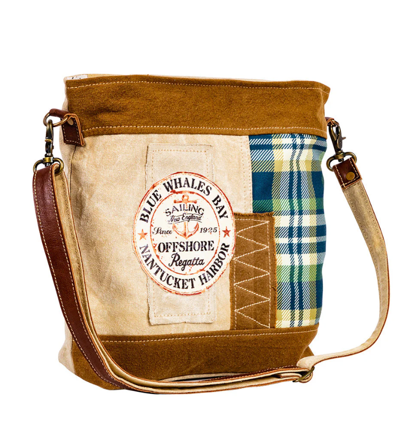 Myra | Blue Whales Bay Shoulder Bag *FINAL SALE*
