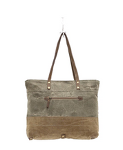 Myra | Military Badge Canvas Tote Bag *FINAL SALE*