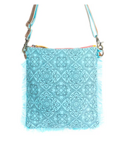 Myra | Triple Fork Ranch Crossbody in Turquoise  *FINAL SALE*