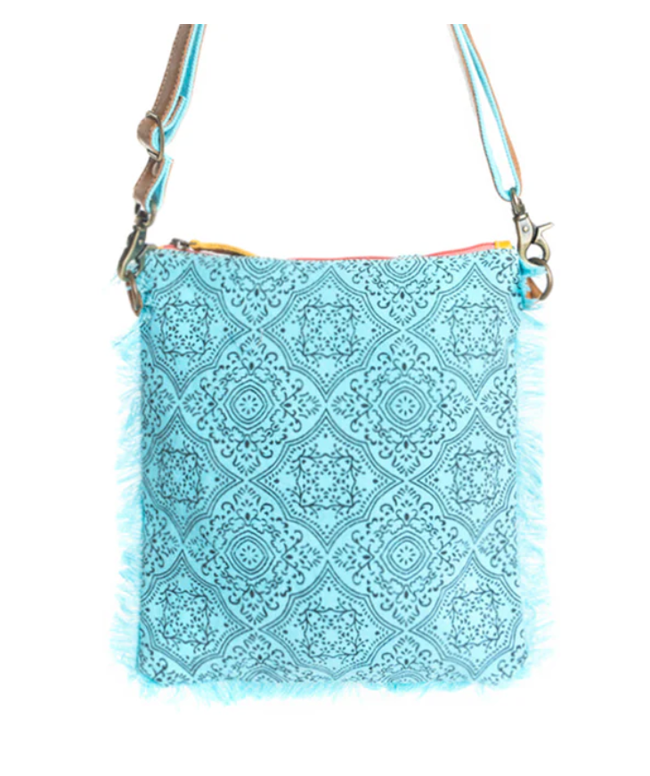 Myra | Triple Fork Ranch Crossbody in Turquoise  *FINAL SALE*