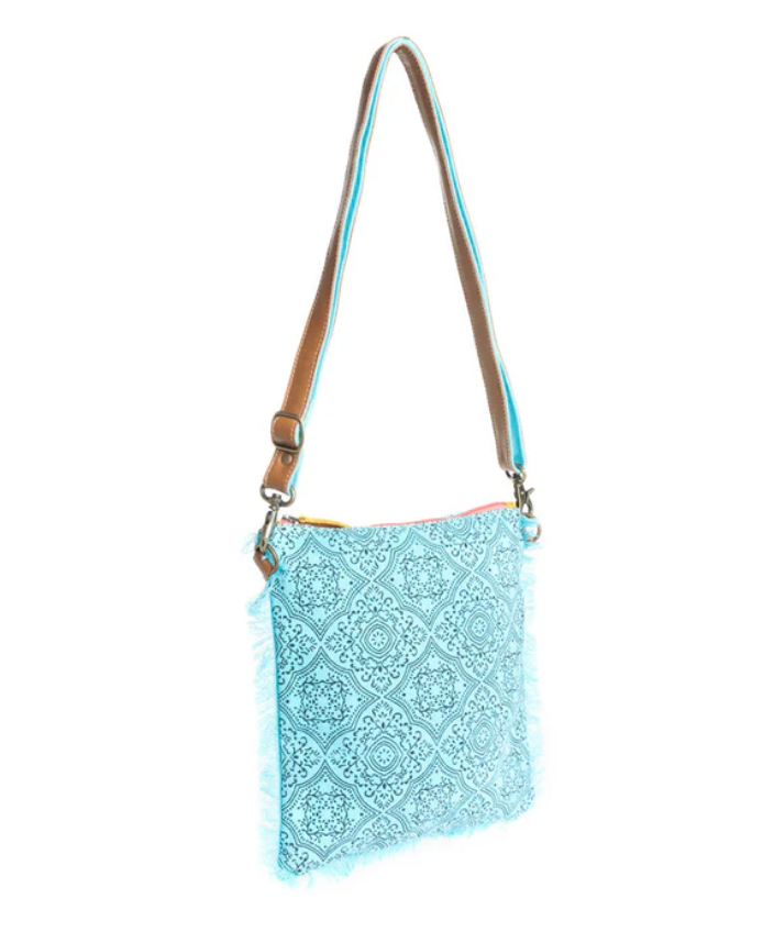 Myra | Triple Fork Ranch Crossbody in Turquoise  *FINAL SALE*