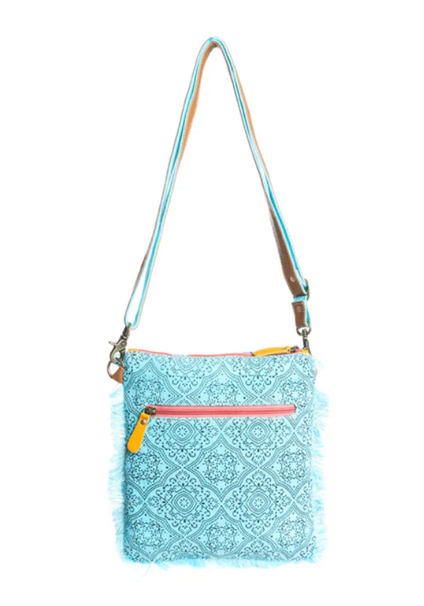Myra | Triple Fork Ranch Crossbody in Turquoise  *FINAL SALE*