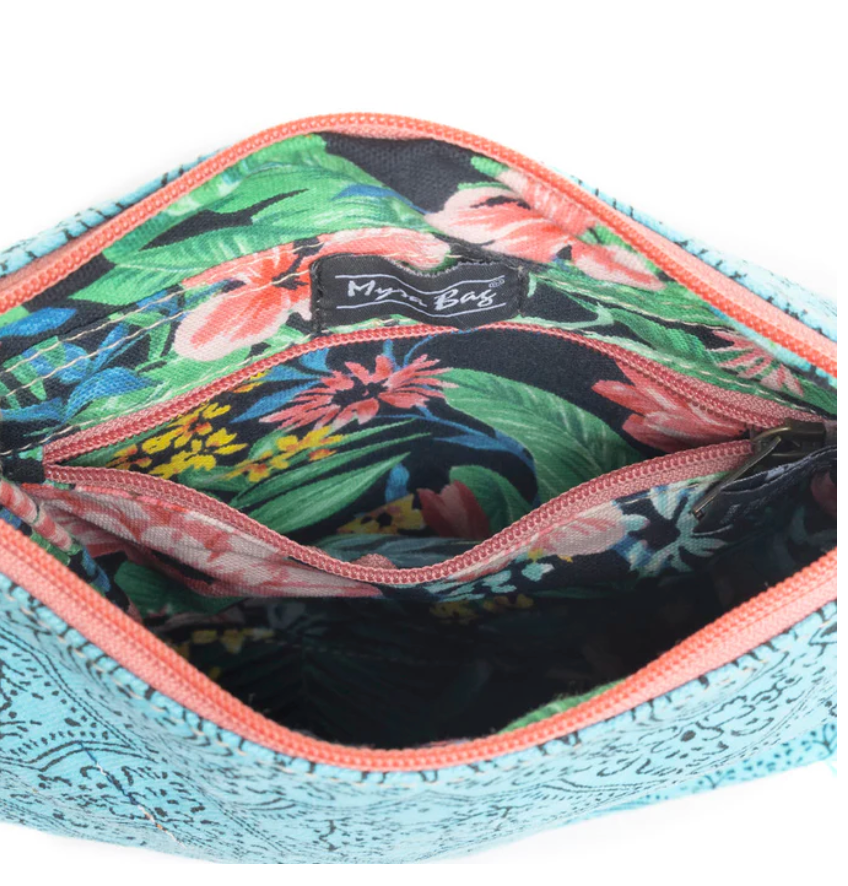 Myra | Triple Fork Ranch Crossbody in Turquoise  *FINAL SALE*