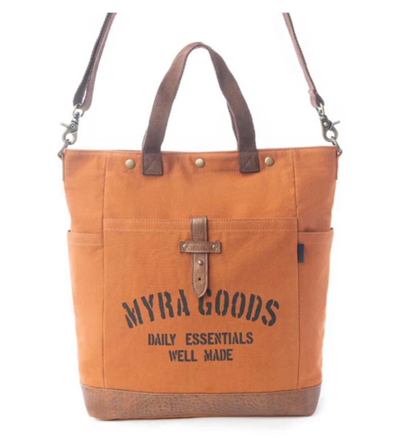 Myra | Goods Redwood Tote Bag in Mocha Brown *FINAL SALE*