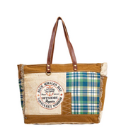 Myra | Blue Whales Bay Weekender Bag  *FINAL SALE*