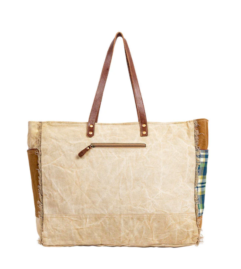 Myra | Blue Whales Bay Weekender Bag  *FINAL SALE*