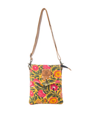 Myra | Rosé Carnival Crossbody Bag in Peony Gold  *FINAL SALE*