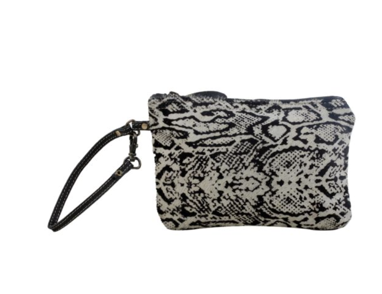 Myra | Snake Print Pouch *FINAL SALE*