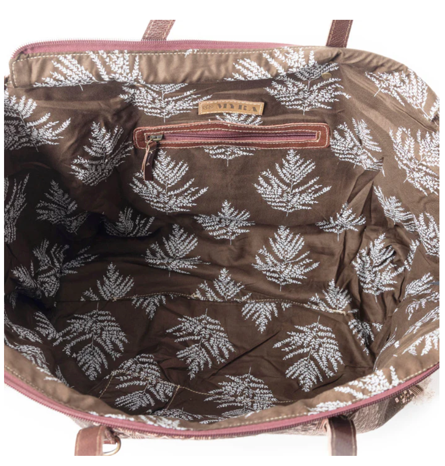 Myra | Tribal Spirit Adventure Weekender Bag In Brown  *FINAL SALE*