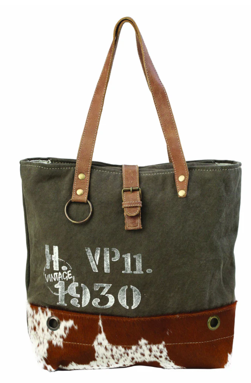 Myra | Vintage 1930 Canvas Tote Bag  *FINAL SALE*