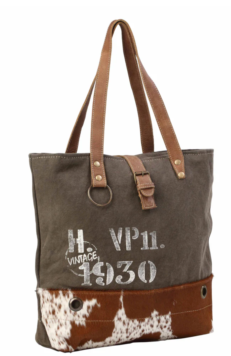 Myra | Vintage 1930 Canvas Tote Bag  *FINAL SALE*