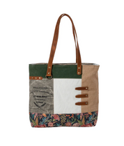 Myra | Boulangerie Floral Trim Tote Bag *FINAL SALE*