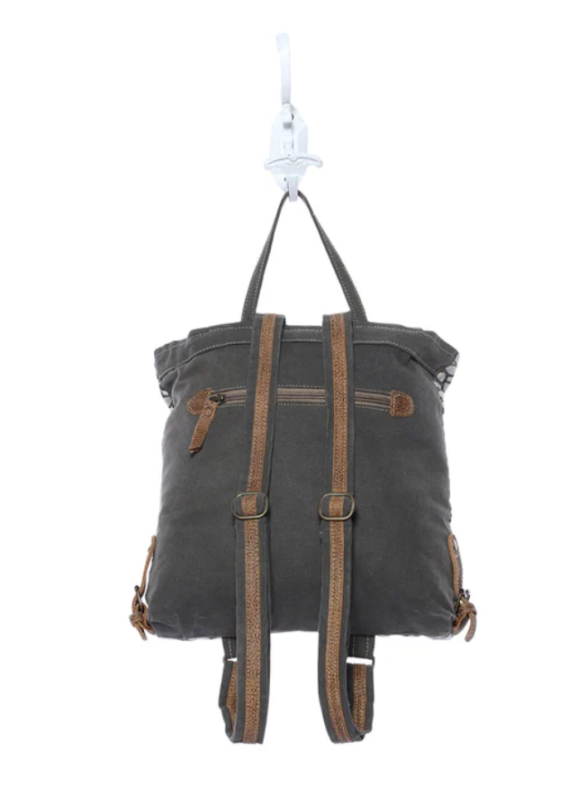 Myra | Honey Bee Print Backpack Bag  *FINAL SALE*