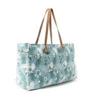 Myra | Delft Garden Weekender Weekender Bag In Grey *FINAL SALE*