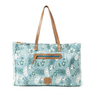 Myra | Delft Garden Weekender Weekender Bag In Grey *FINAL SALE*
