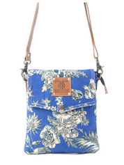 Myra | Azure Bloom Crossbody Bag in Willow Blue  *FINAL SALE*