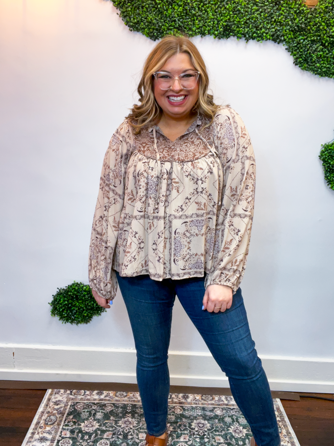 Sunny Prairie Frill Top