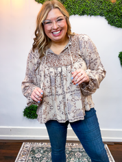 Sunny Prairie Frill Top