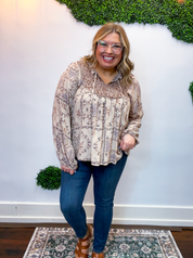 Sunny Prairie Frill Top