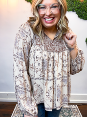 Sunny Prairie Frill Top