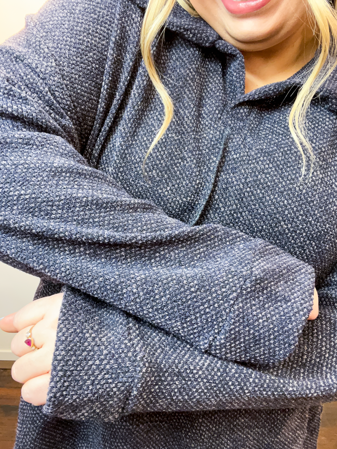 Country Nightfall Collar Sweater in Charcoal