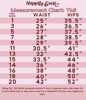 Mid Rise Clean Hem Bootcut Jeans by YMI in Medium Wash