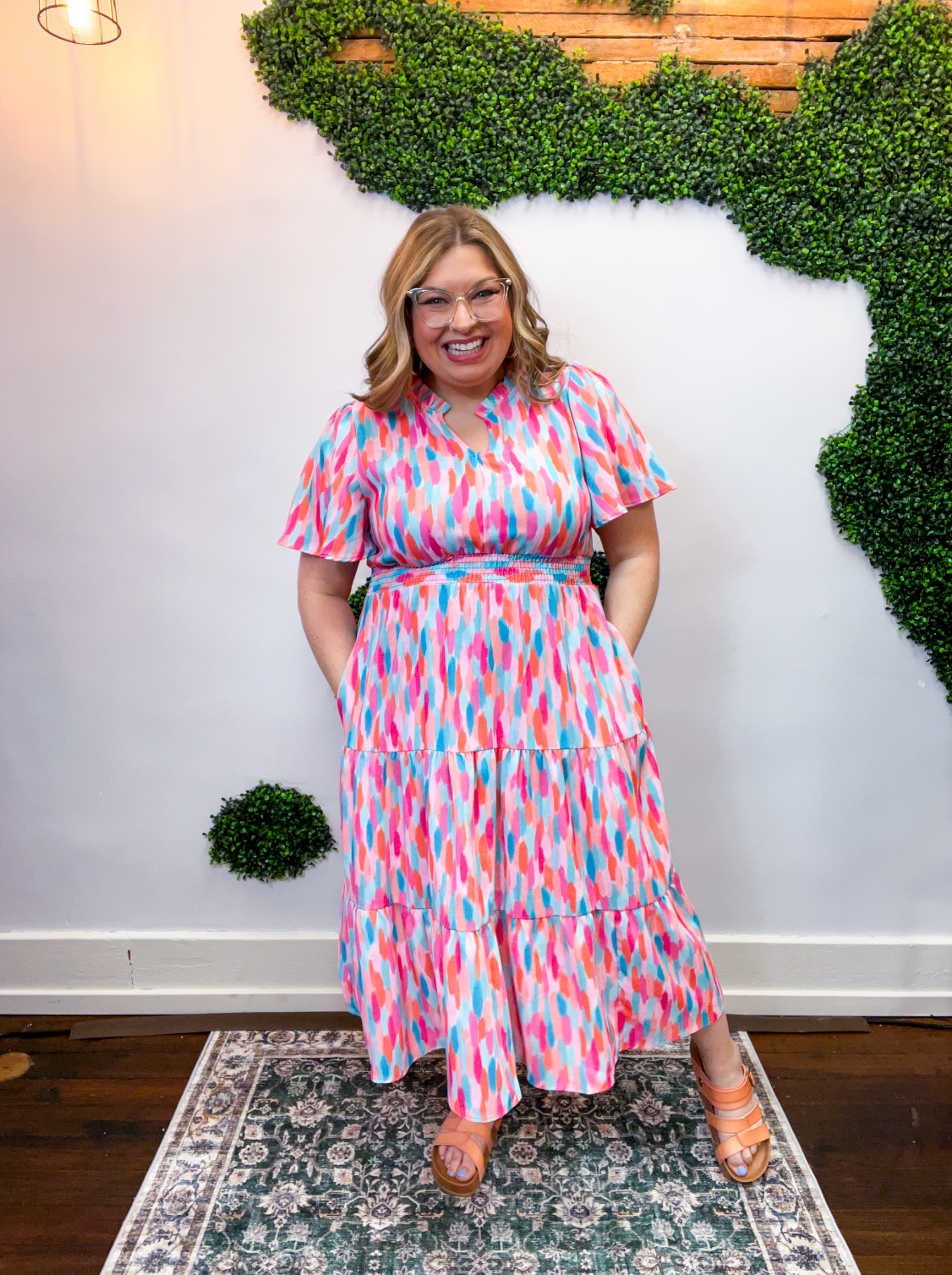 Canvas of Color Tiered Maxi Dress