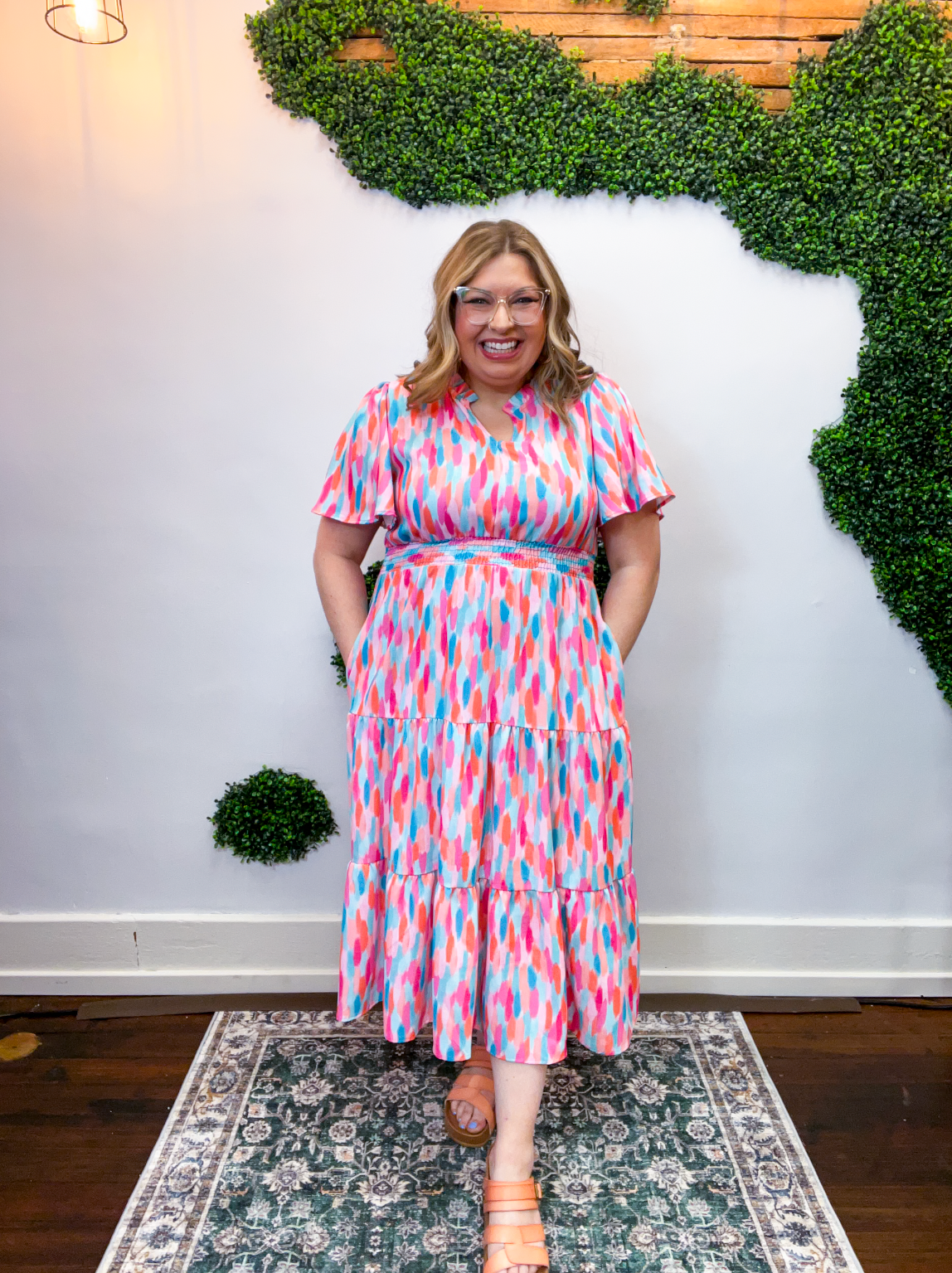 Canvas of Color Tiered Maxi Dress