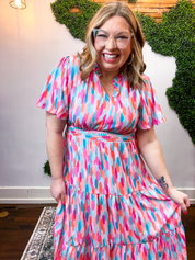 Canvas of Color Tiered Maxi Dress